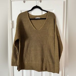 NWOT Rachel Zoe Olive Knit Sweater
